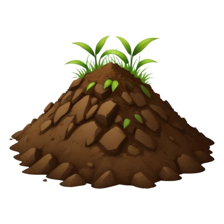Dirt and grass sticker
