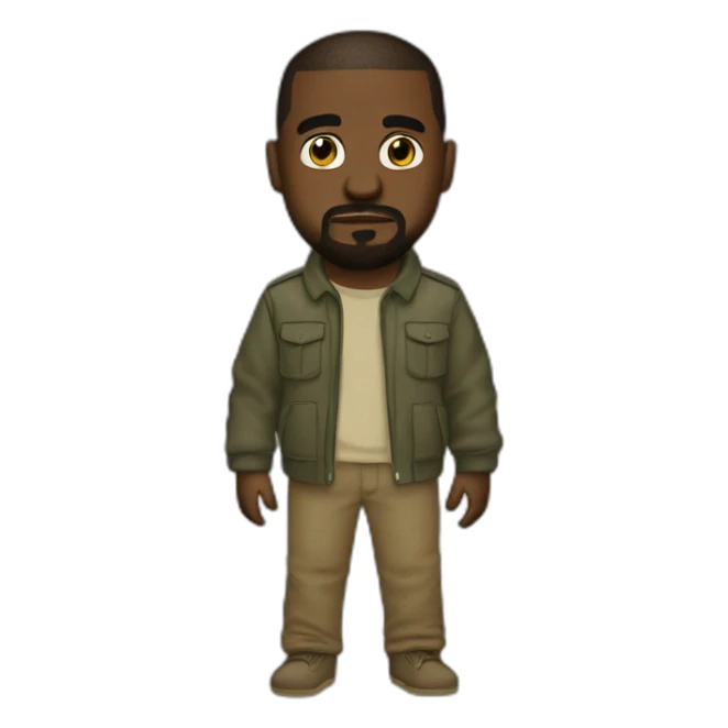 Kanye West reptilian  sticker