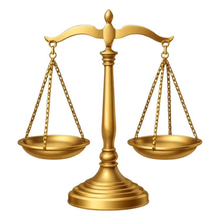 scales of justice sticker
