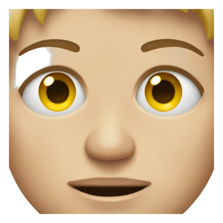 Person looking out side of eye sticker