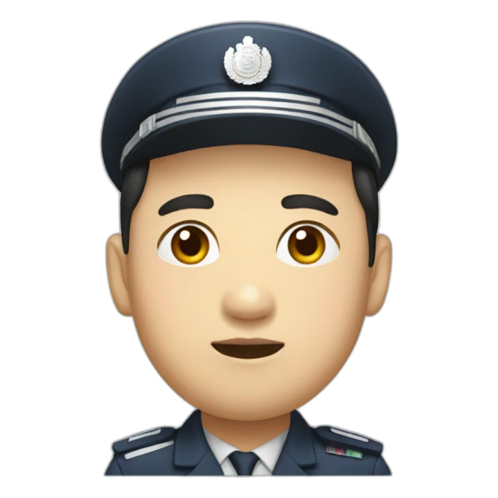 korea immigration officer sticker