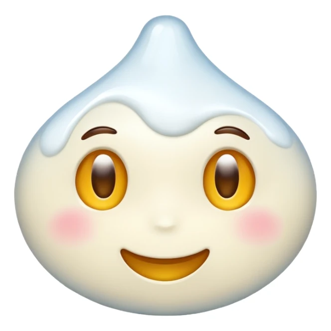 ios 18 milky emoji sticker