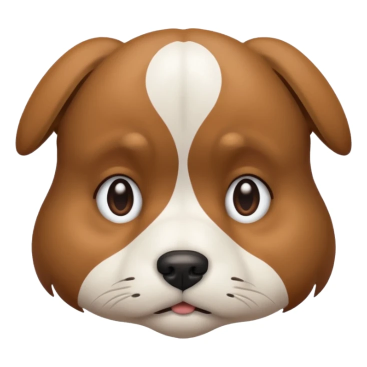 dog showing Sadness - feeling of sorrow or unhappiness sticker