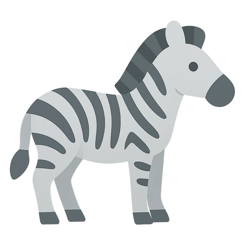 Zebra sticker