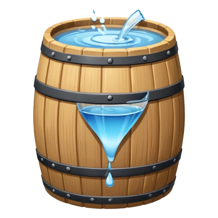 water in barrel before jesus turned it to wine sticker