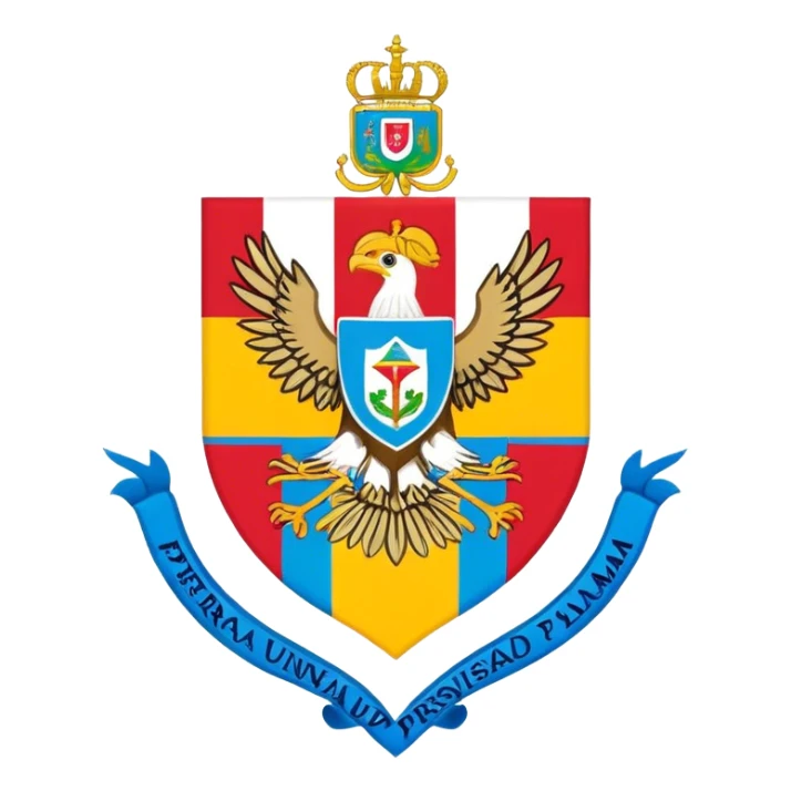 The logo of the peruvian university "Universidad Ricardo Palma"  sticker