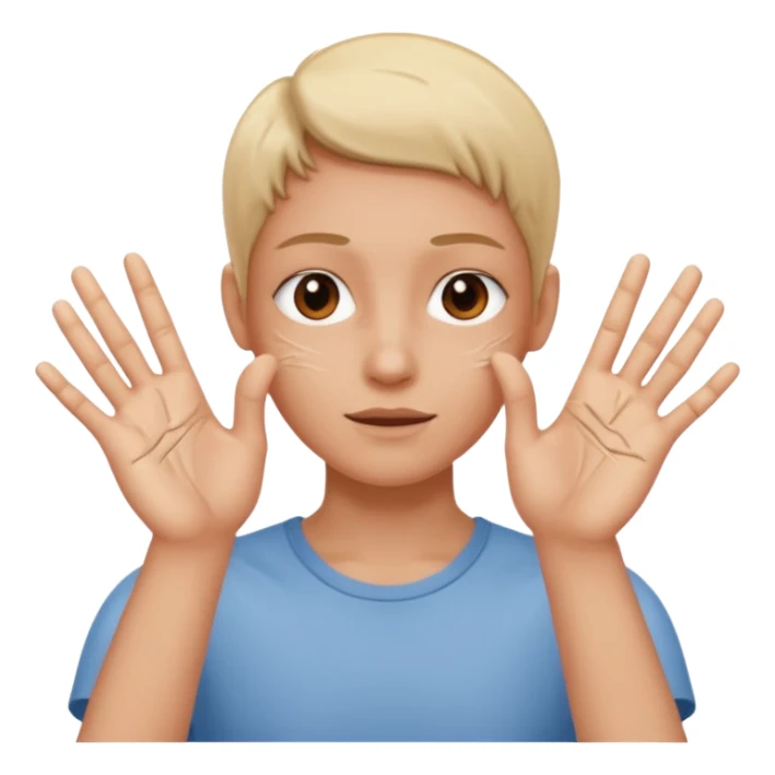 A normal human emoji with nails💅 this emoji but without the nail polish sticker