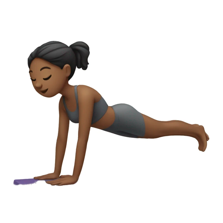 girl doing pilates sticker