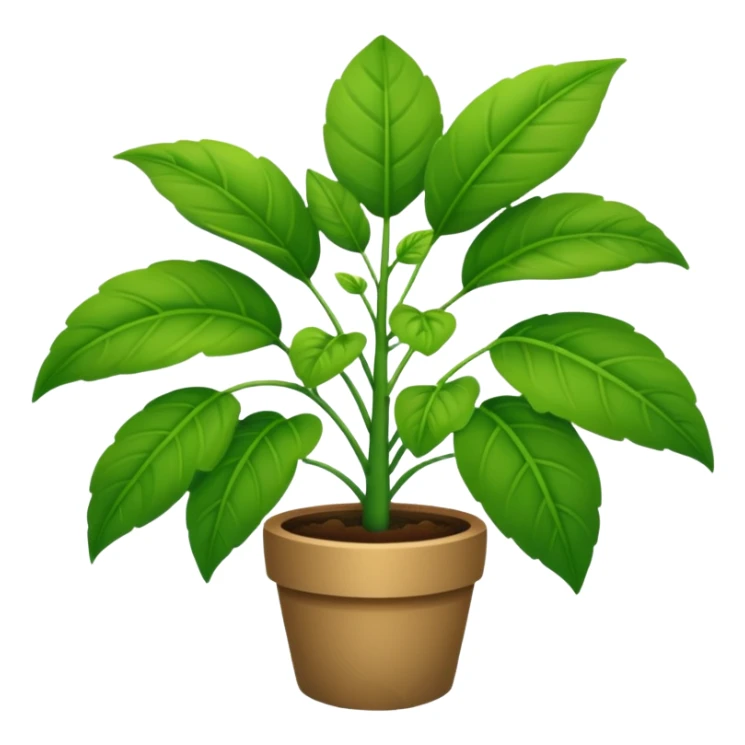 plant in the garden sticker