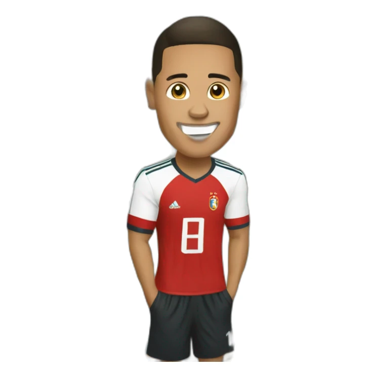 Ronaldo qui sourie en coin sticker