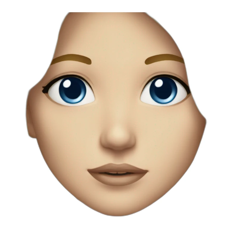 Sapphire eyes,dirty blond hair,angelic face sticker