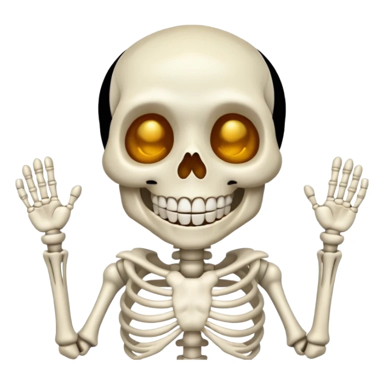 Esqueleto feliz  sticker