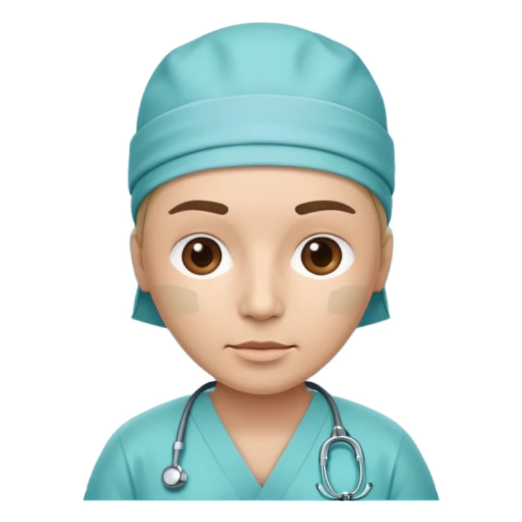 
Cartoon surgeon planning a facelift for Plastic and Reconstructive Surgery sticker