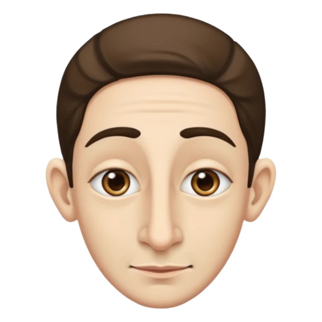 Jewish big nose with yamika sticker