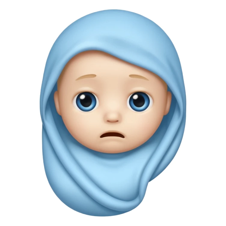 Please make an iPhone version of the baby emoticon that hurts because of the fever sticker