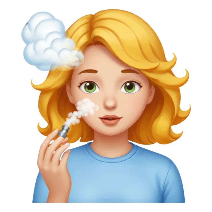 Girl farting smell sticker