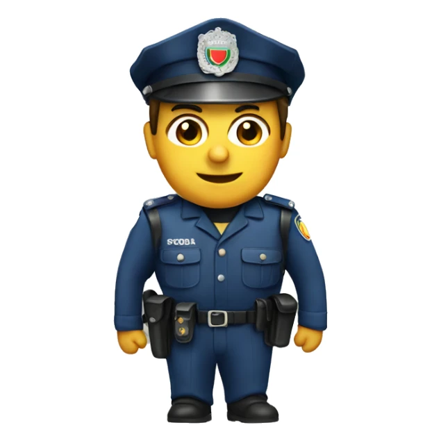 italian police sticker