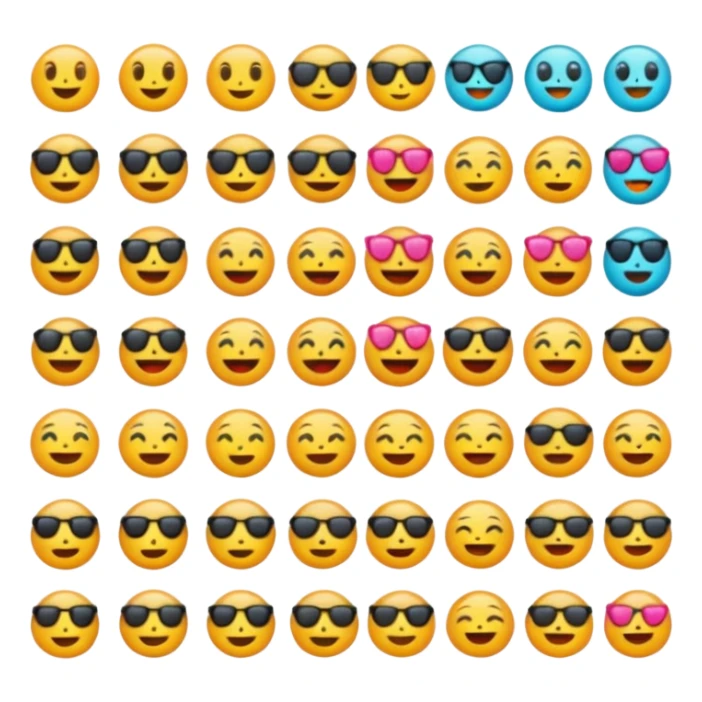 Aesthestic emoji sticker