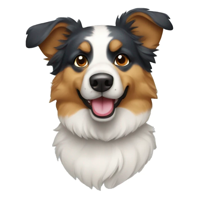 Chien berger australien bleu lunette sticker