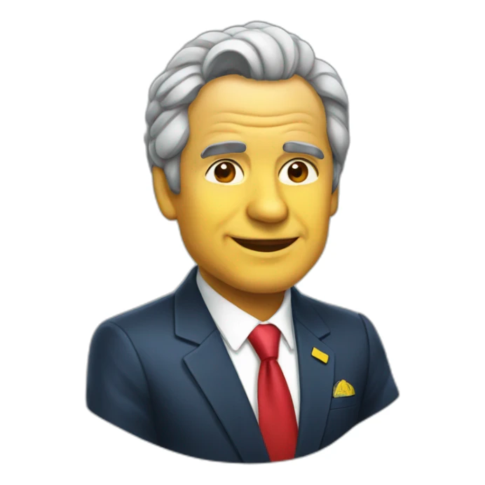 colombian president on wc sticker