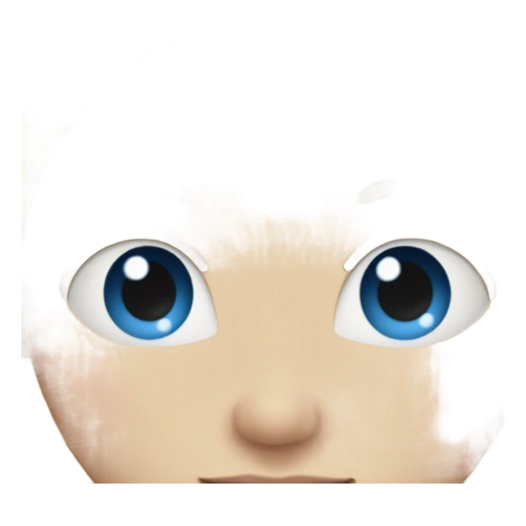 Long Blonde hair with blue eyes girl sticker