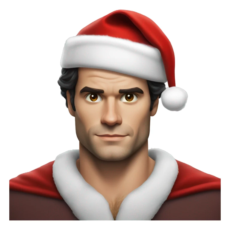 Henry Cavill as Santa Claus  sticker