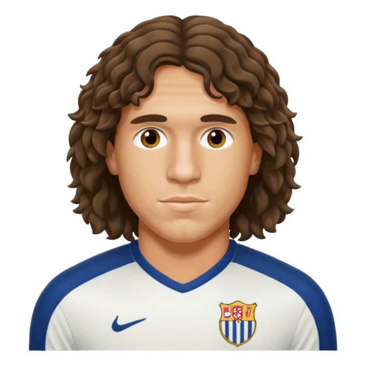 carles puyol football player sticker