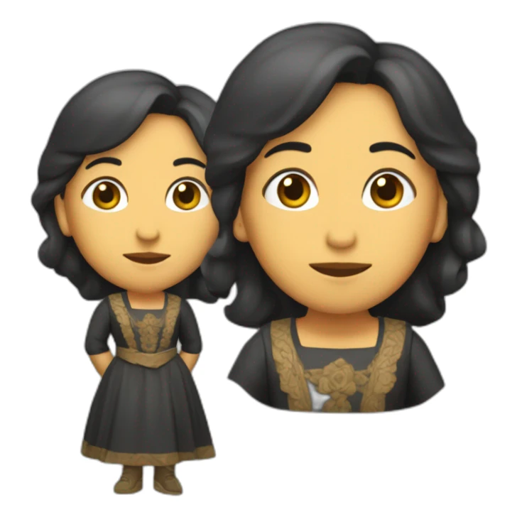 Vicenta de aquí no hay quien viva sticker