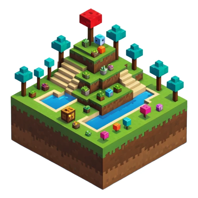 minecraft world sticker
