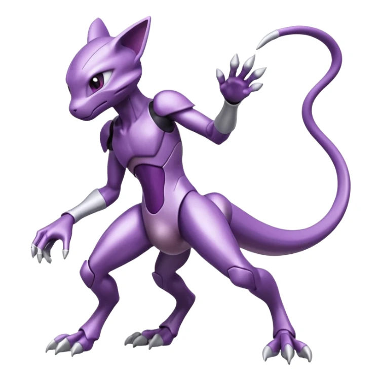 Miraidon-Genesect-Mewtwo-Fakémon-hybrid-creature (full body)  sticker