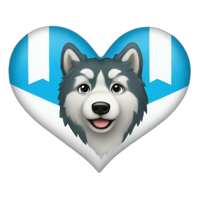 siberian-flag-heart sticker