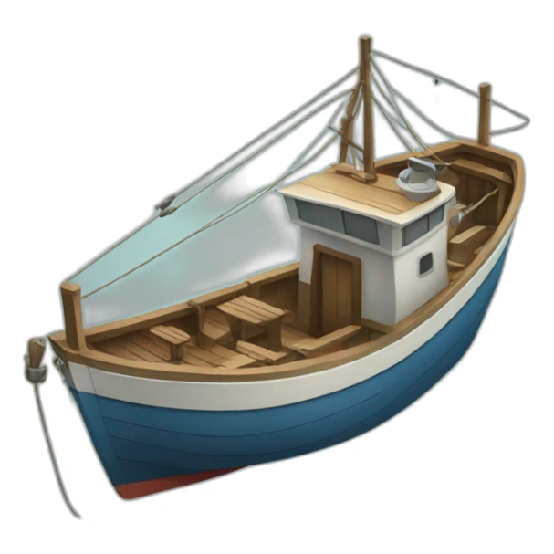 fishing boat sticker
