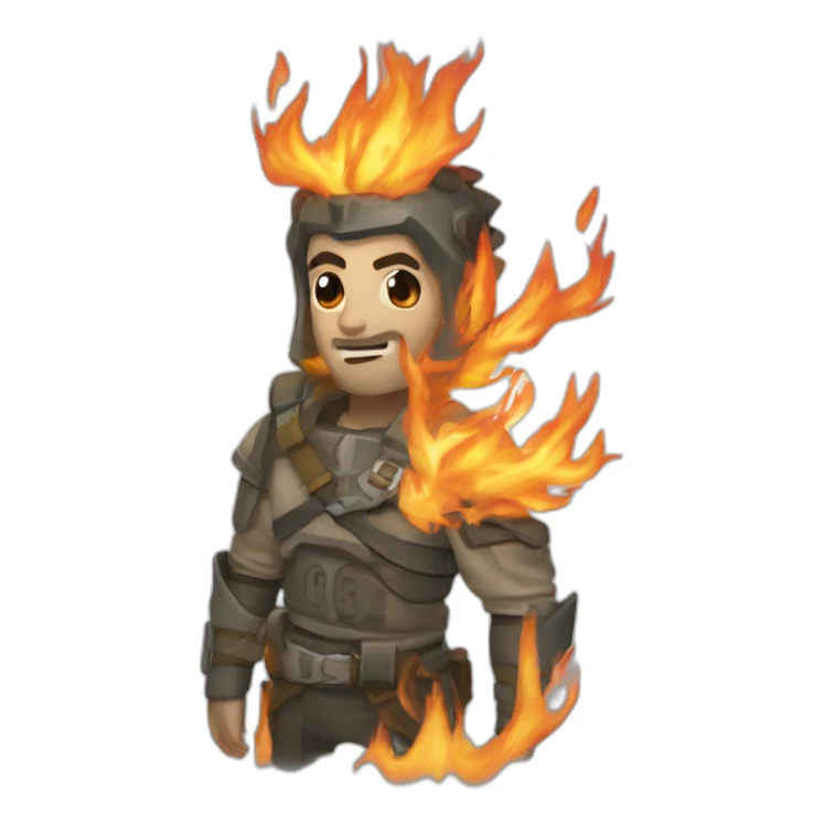 Tiburon alado de fuego sticker