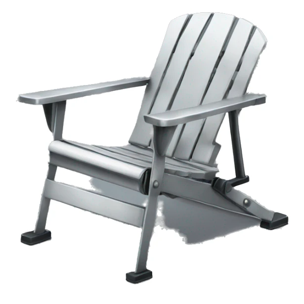 metal lawn chair sticker