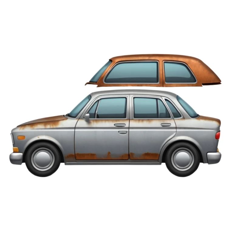 crappy sedan from the side sticker