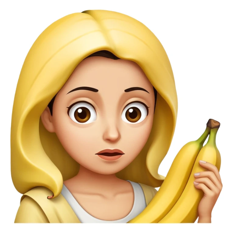 A woman like katayoun riahi hate banana  sticker