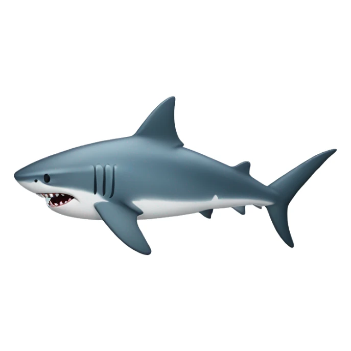 upside down shark sticker