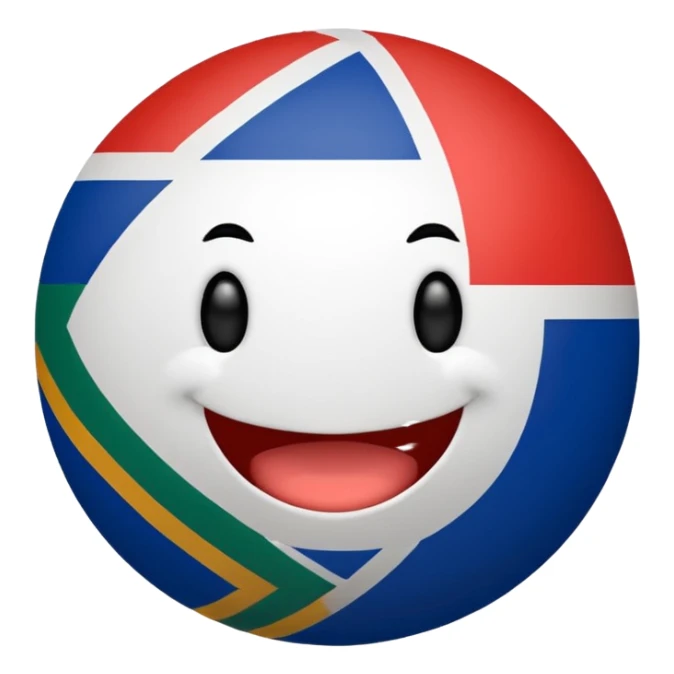 south africa countryball sticker