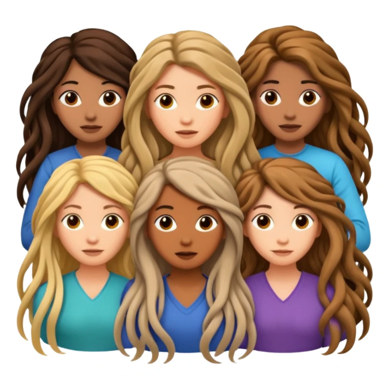 Hairy ball of females sticker