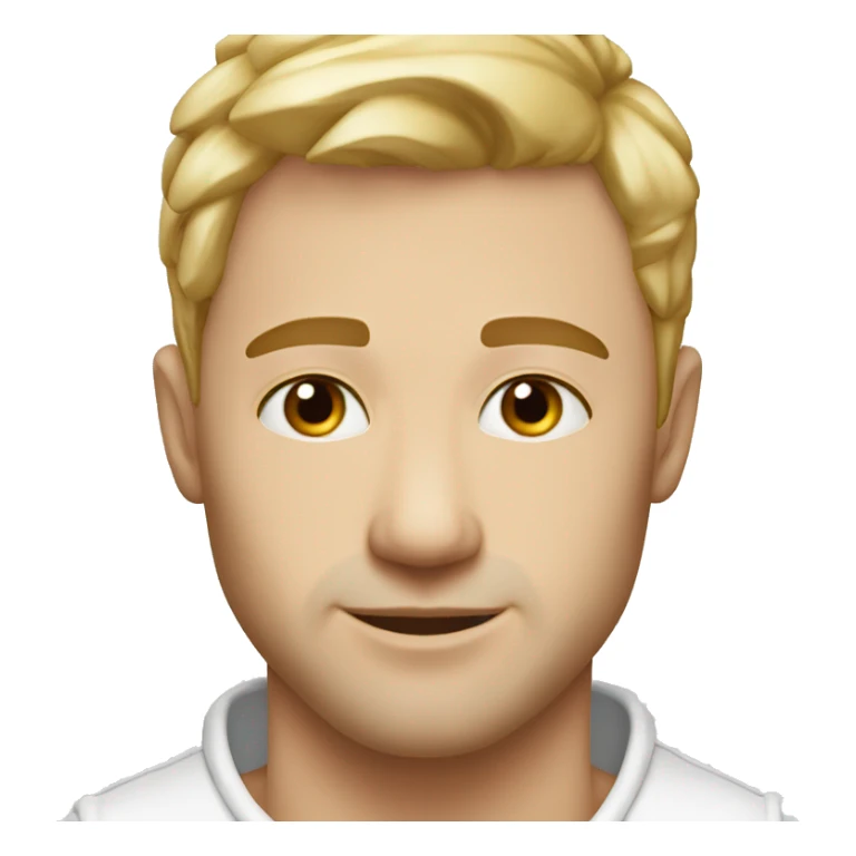 homme peau blanche, 33 ans, cheveux blond, yeux bleus sticker