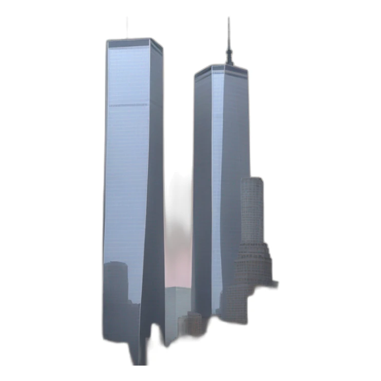 world trade center towers sticker