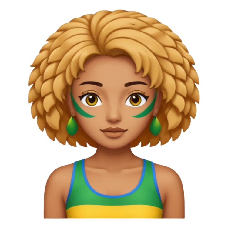 brasil crop top sticker