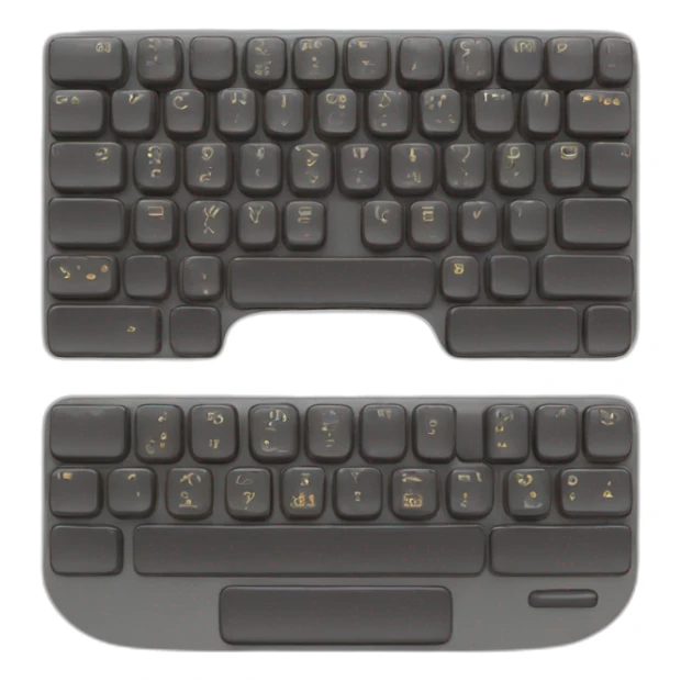 split ergo keyboard sticker