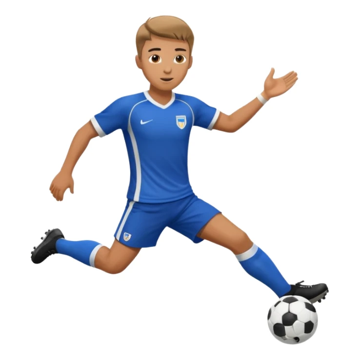 Footballer goal sticker