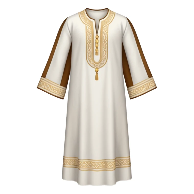 Thobe with no human just the dress sticker