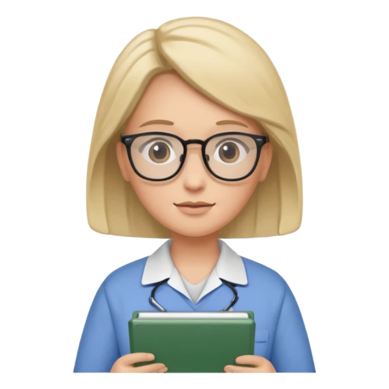 psychiatrist or therapist, mental health professional with notebook sticker