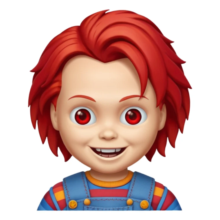 Un emojin de chuky sticker