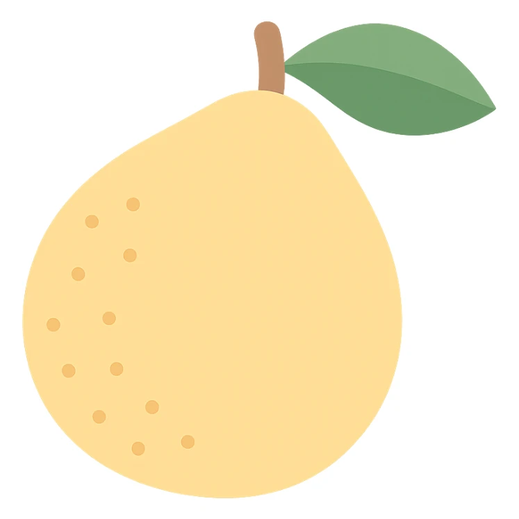 pomelo fruit sticker
