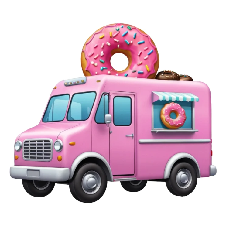 amazing donut truck sticker