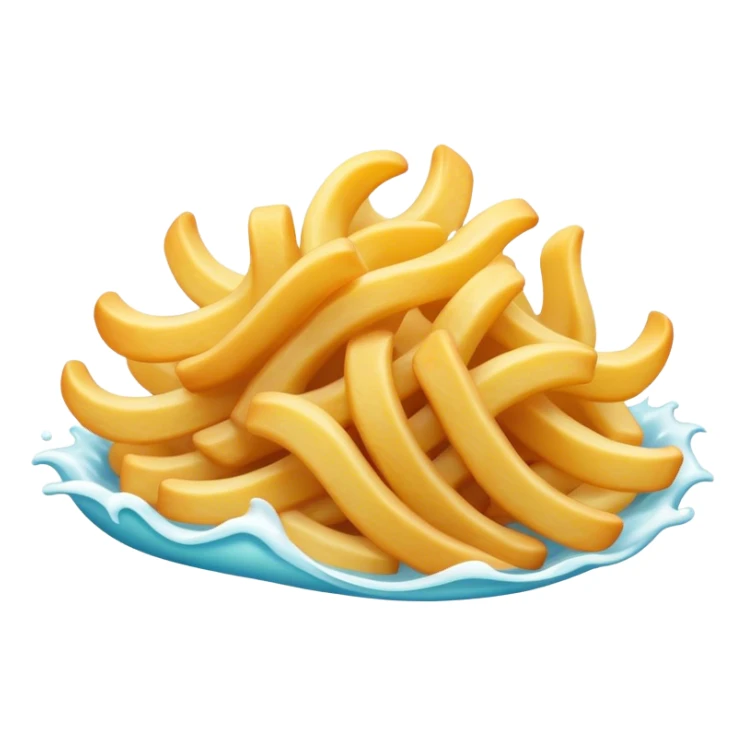 wave fries  sticker